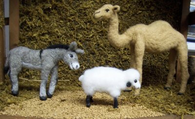 NATIVITY ANIMALS (CAMEL & DONKEY SOLD) 2006