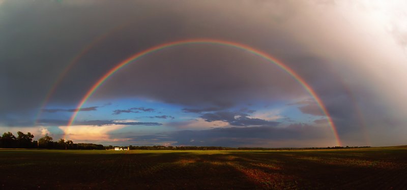 Rainbow Over Hall Bottom