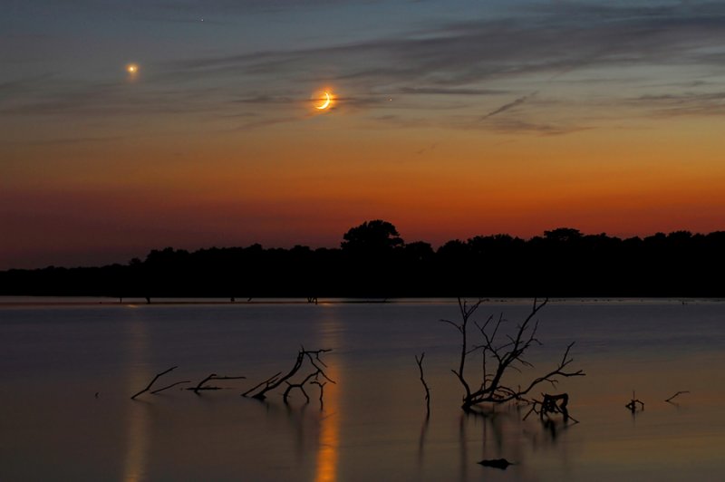 Planetary Conjunction over Pony Express Lake
