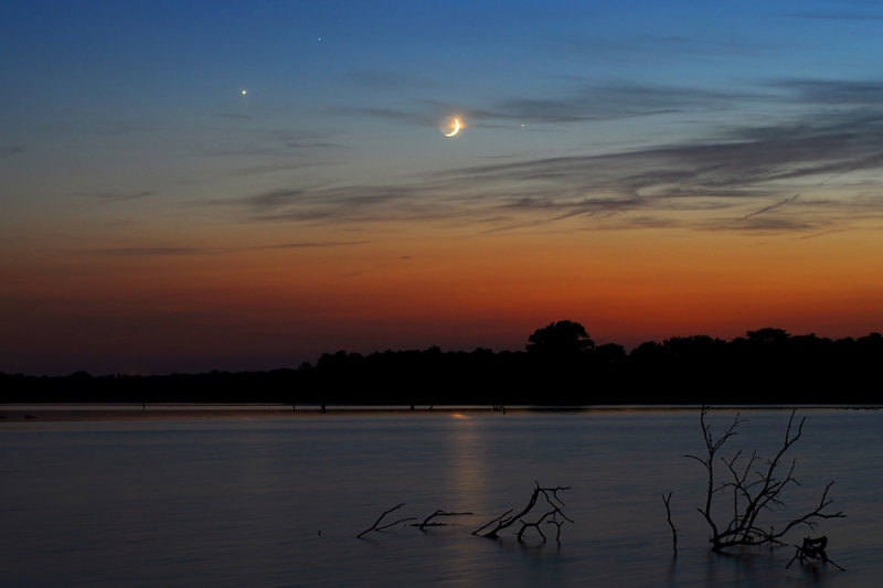 Planetary Conjunction over Pony Express Lake