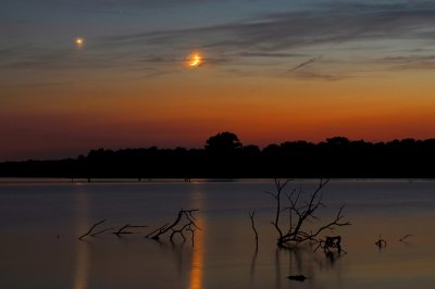 Planetary Conjunction over Pony Express Lake