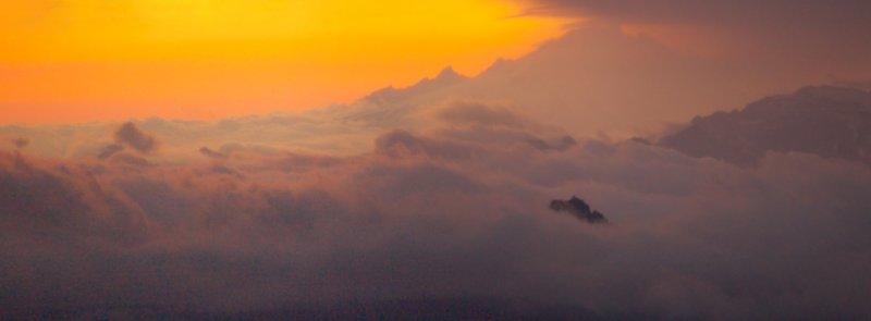 Storm below Mt. Baker