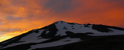 Sunset over Mt Adams