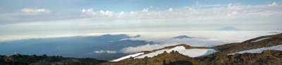 Sunrise over Mt St Helens