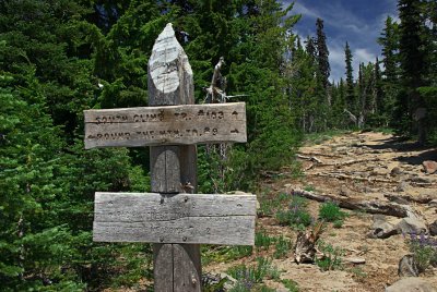 Intersection of Trails 183 & 9