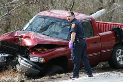 03/30/2007 Truck vs Pole Rockland MA