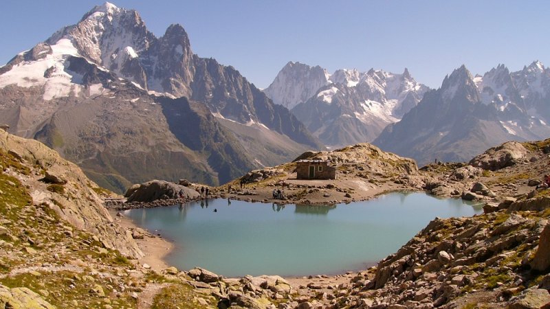 Lac Blanc and Aiguille Verte