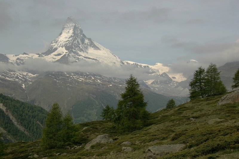 Matterhorn from Sunnegga, near Zermatt, Switzerland