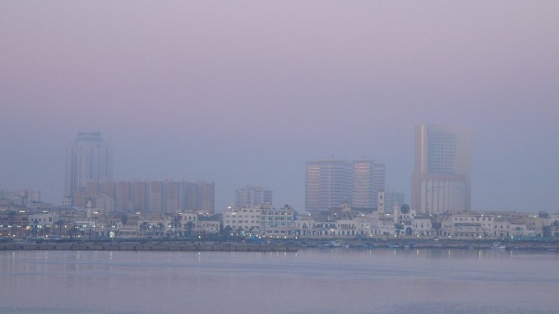 Tripoli, just before dawn