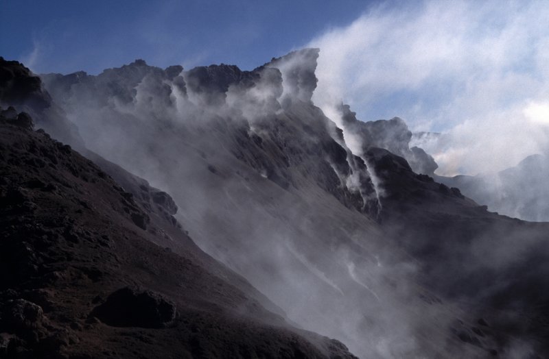 Summit of Mount Etna, September 2002