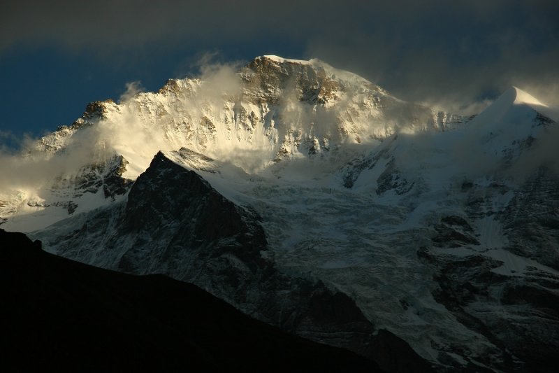 Late afternoon light on the Jungfrau
