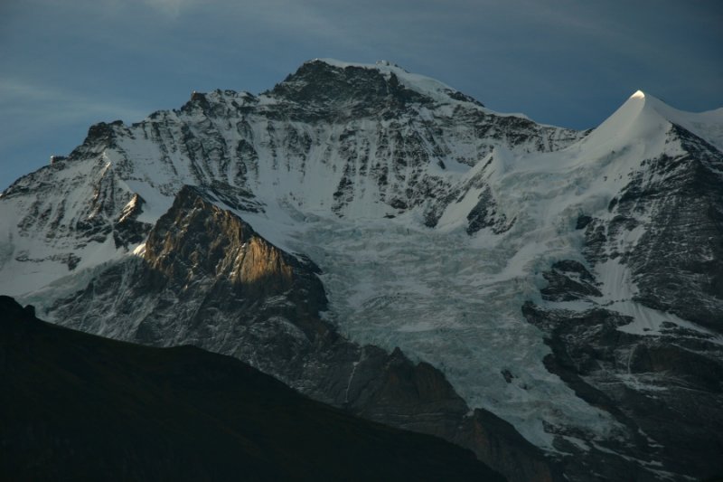 Clear morning Jungfrau view