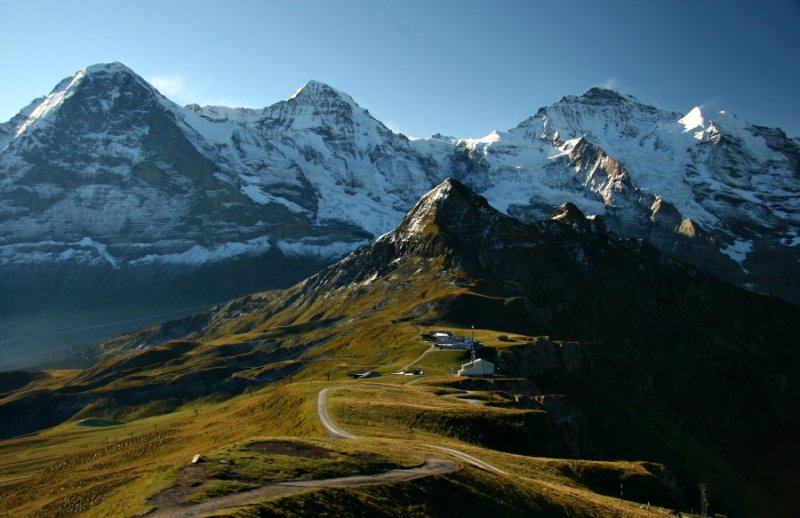 Eiger, Monch & Jungfrau, from Mannlichen