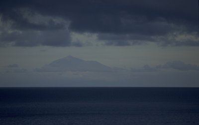 Mt. Teide, Tenerife, seen from La Palma, pre-dawn