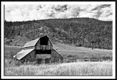 Pagosa Barn (b&w)