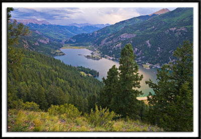 Overlooking Lake San Cristobal