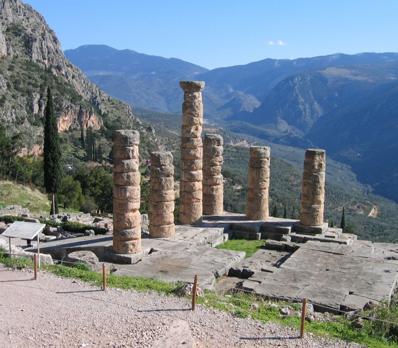 Temple (or whats left of it) at Delphi