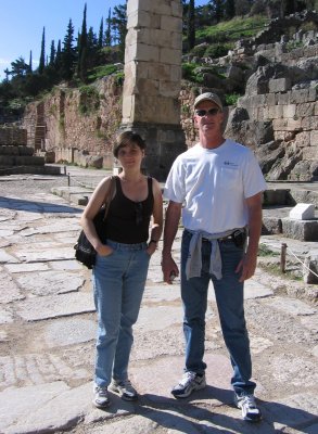 Tatiana & I in Delphi