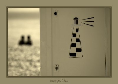 The chequered lighthouse