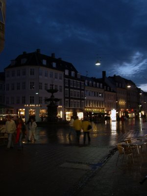 Stroget at night @ Copenhagen, Denmark