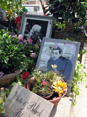 The grave of Serge Gainsbourg