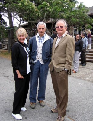 Post-group photo, the Koehlers and Peter Sills