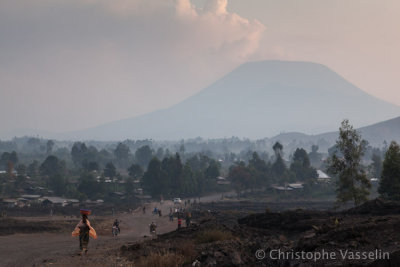Road to Goma and Nyiragongo volcano