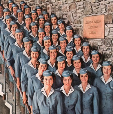 American Airlines Stewardess College Class of 1960.