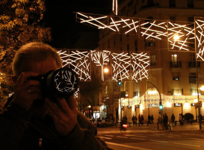 Fotografiando las luces de Navidad