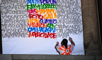 Graffitis en el Círculo de Bellas Artes