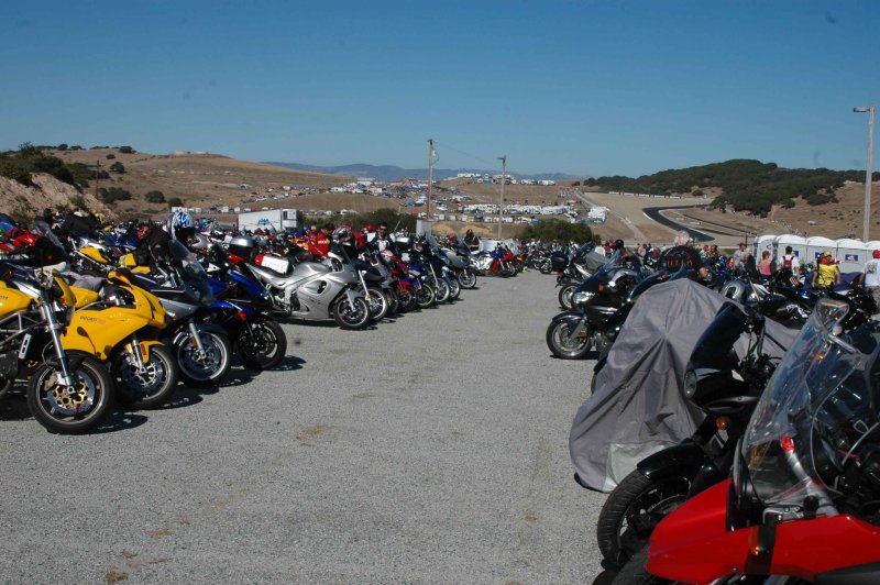 corkscrew in distance from bike lot