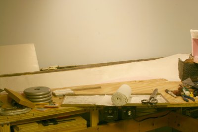 Plastered left hand side