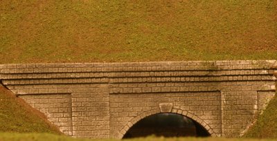 Photo in place behind the back deck girder bridge