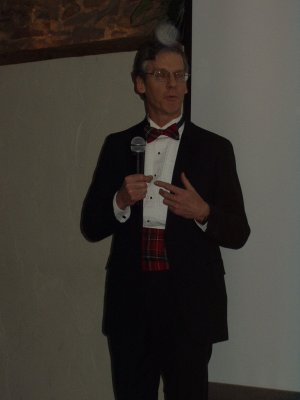 Todd as Master of Ceremonies