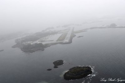 Turning Final to Sitka Airport, AK