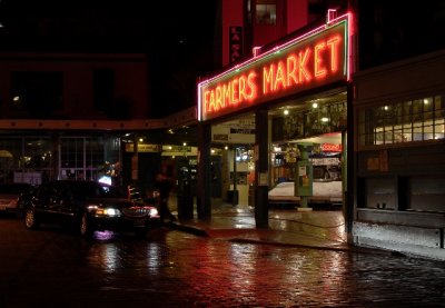 Farmer Market at night