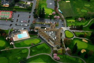 club house and green