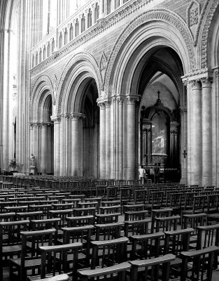 looking at the small alter