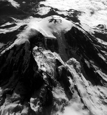 Over the top of Mt Rainier
