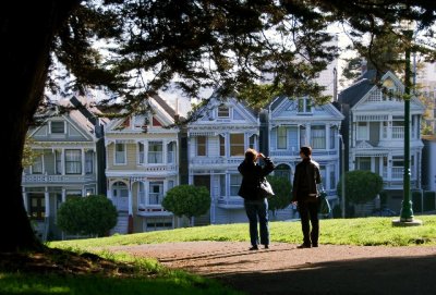 tourists at painted ladies