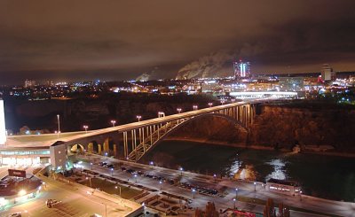 Bridge from Niagara Falls Ontario to Buffaly New York