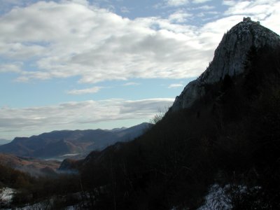 The last stand of cathars, Montsegur, France