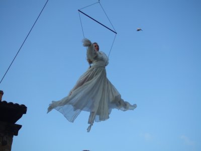 Perfomance at Santillana del Mar