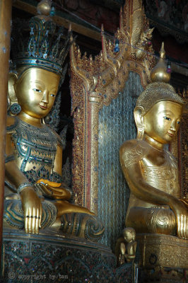 Buddha at Nge Phe Chaung Monastry