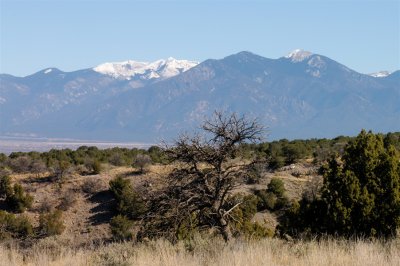 Snow Covered Mountains near Taos, New Mexico