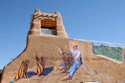 Large Mural on Taos Building