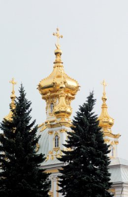 Golden Spires of Peterhof Palace