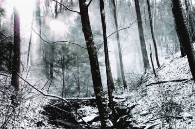 Blowing snow on Ft. Mountain
