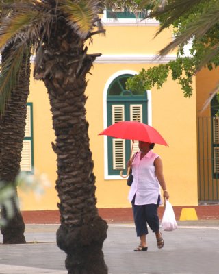 Keeping Dry in Curacao