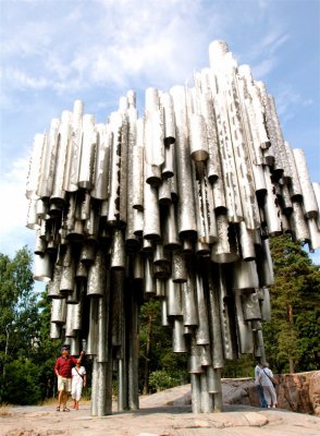 Jean Sibelius Tribute Sculpture Finland